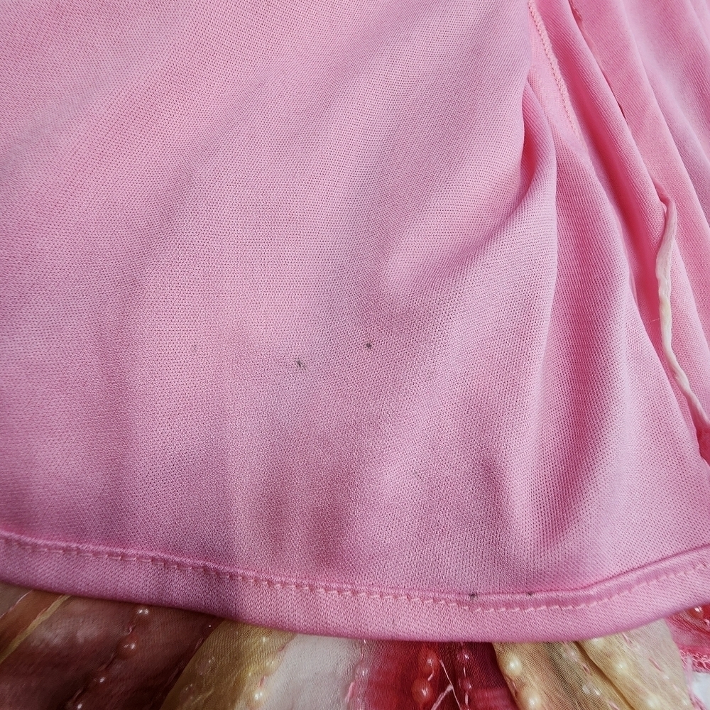 Cecelia De Bucourt NWT Pink Handcrafted Beaded Dress Size Small - Picture 8 of 13